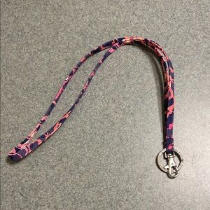 Stylish Pink and Navy Lanyard